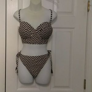 2pcs Plus Size Swimsuit